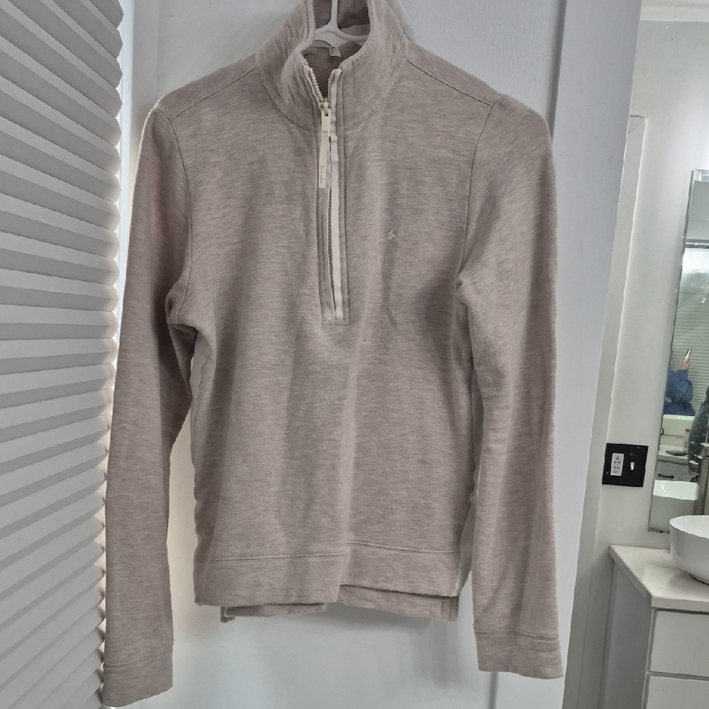 Travis Mathew Cream Quarter-Zip Women's Top